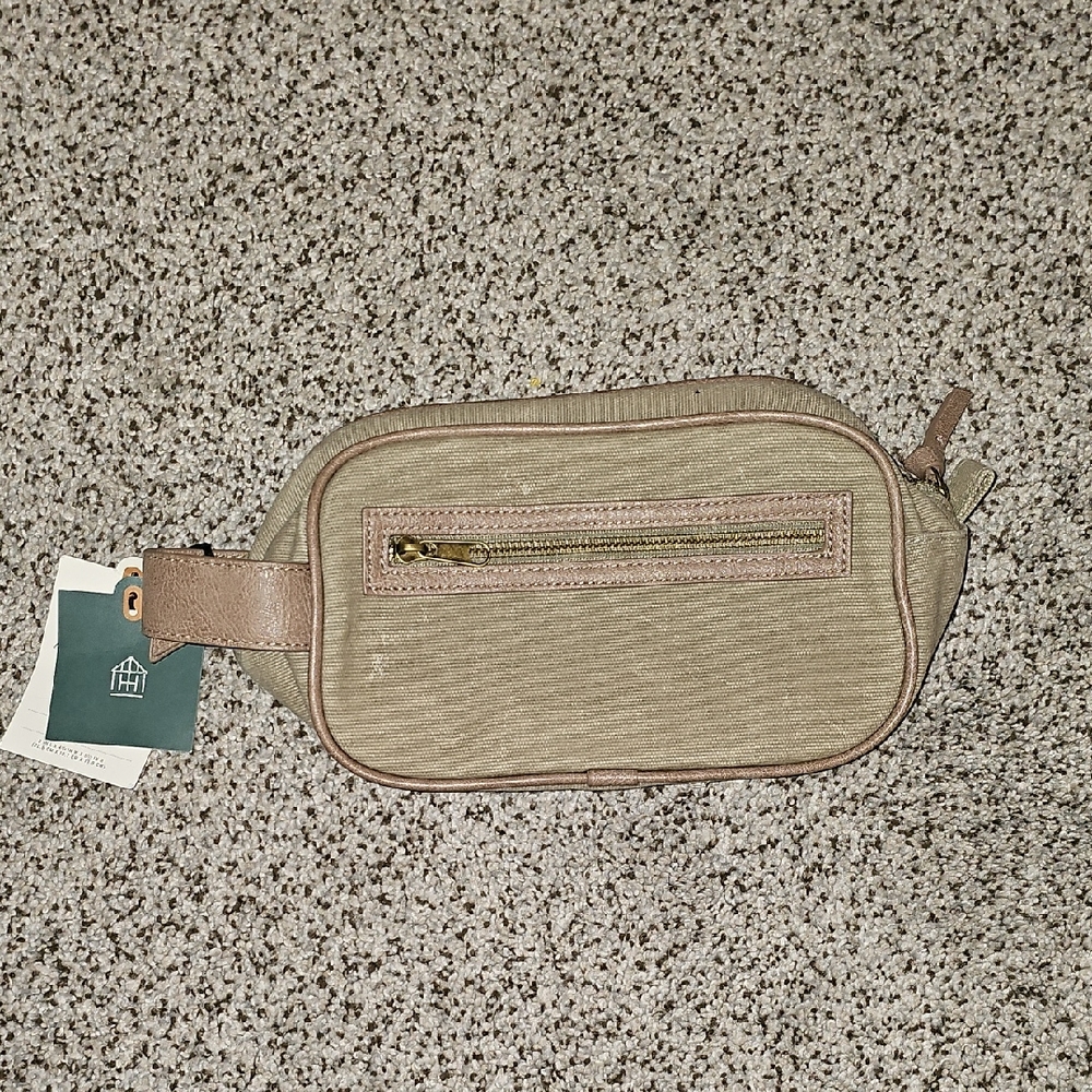 Hearth & Hand Waxed Canvas Dopp Kit Bag